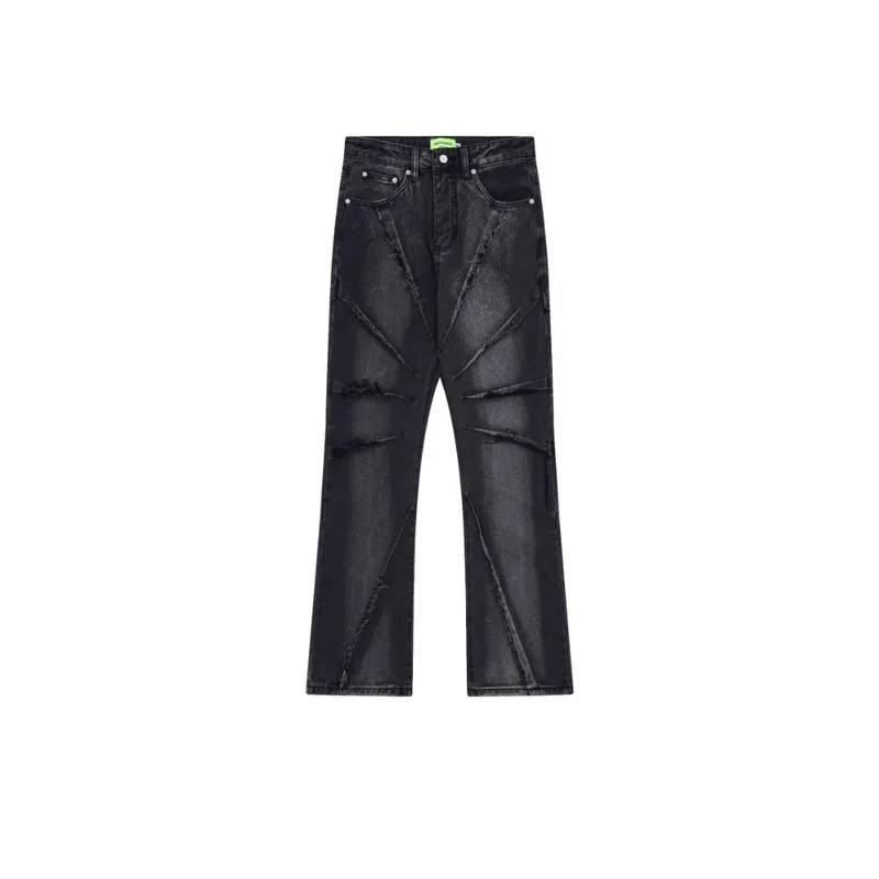 Frayed Baggy Jeans
