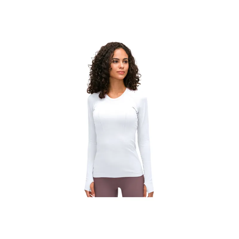 Simple Breathable Cotton Blended Fabric Fitness Clothingv Women-2
