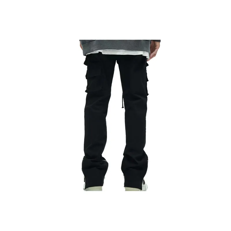 Versatile Casual T Zippered Trousers-1
