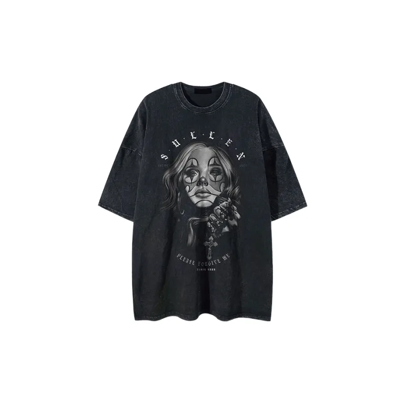Basics Print 100% Cotton T Shirt-0