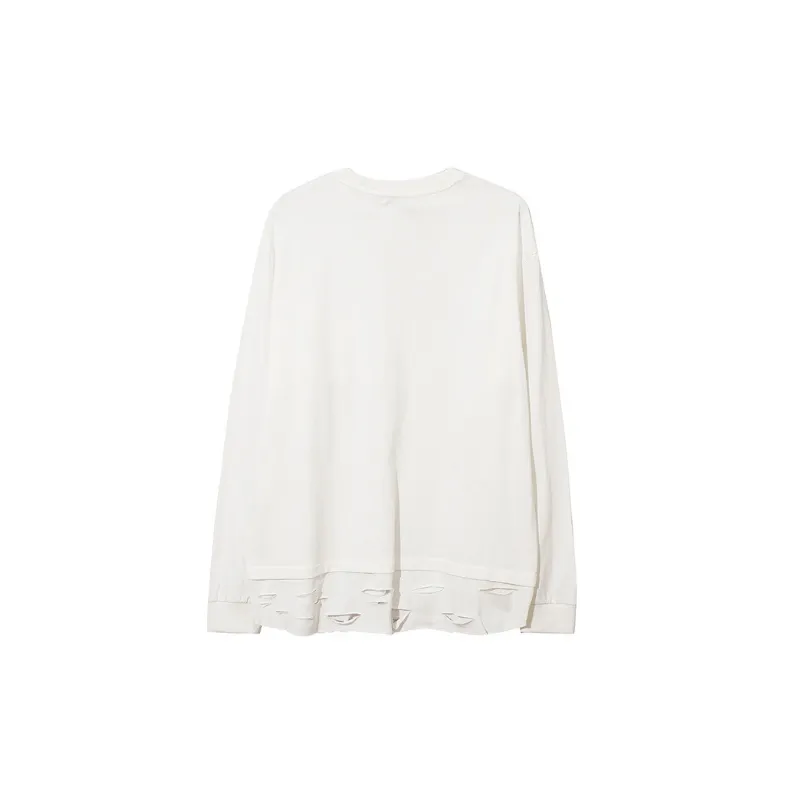 New Fashion Retro Niche Design Fashion Brand Simple Loose Long SleeveHoodie-1