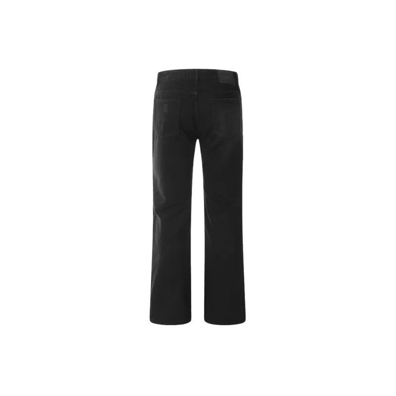 Sporty Loose Denim Casual Pants-1