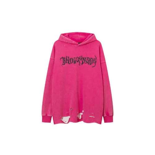 Aged Washed Hragened Skull Print Design Velvet Hoodie