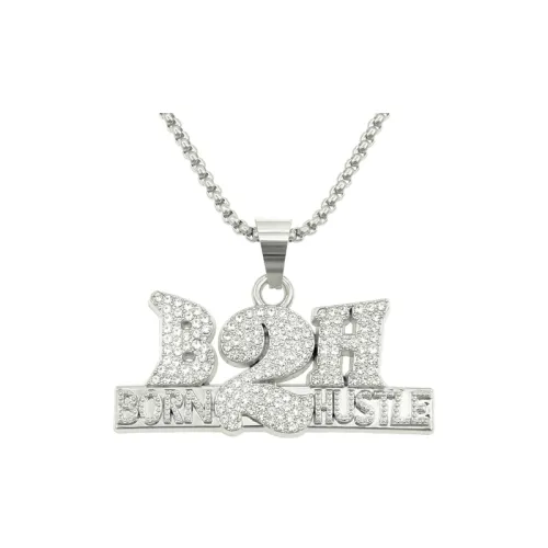 Diamond Letter Pendant Necklace