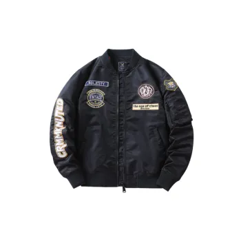 Retro Frock Loose Trend Casual Pilot Plike Handsome Jacket Coat