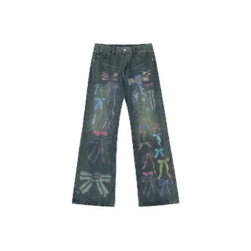 Retro Loose Straight Leg Jeans