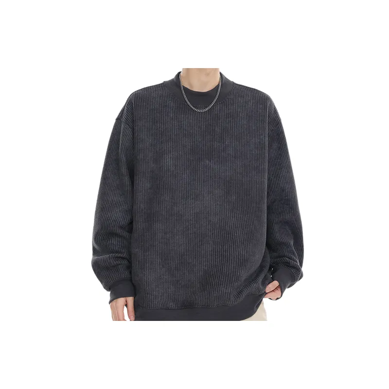 Casual Plain Polyester Sweatshirt-10