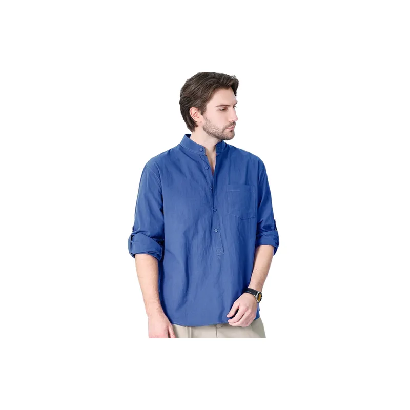 Casual Plain Shirt-3