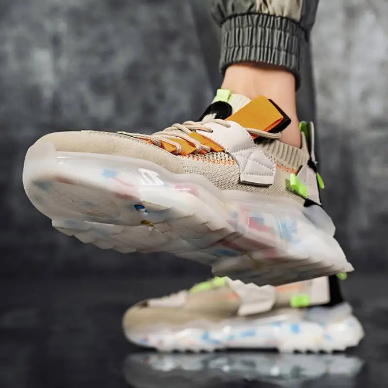 Fashionable Breathable Chunky Sneakers-8