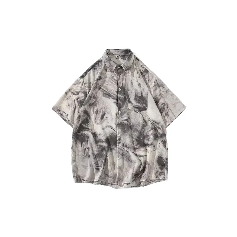 Casual Loose Acrylic Fibres Shirt-0
