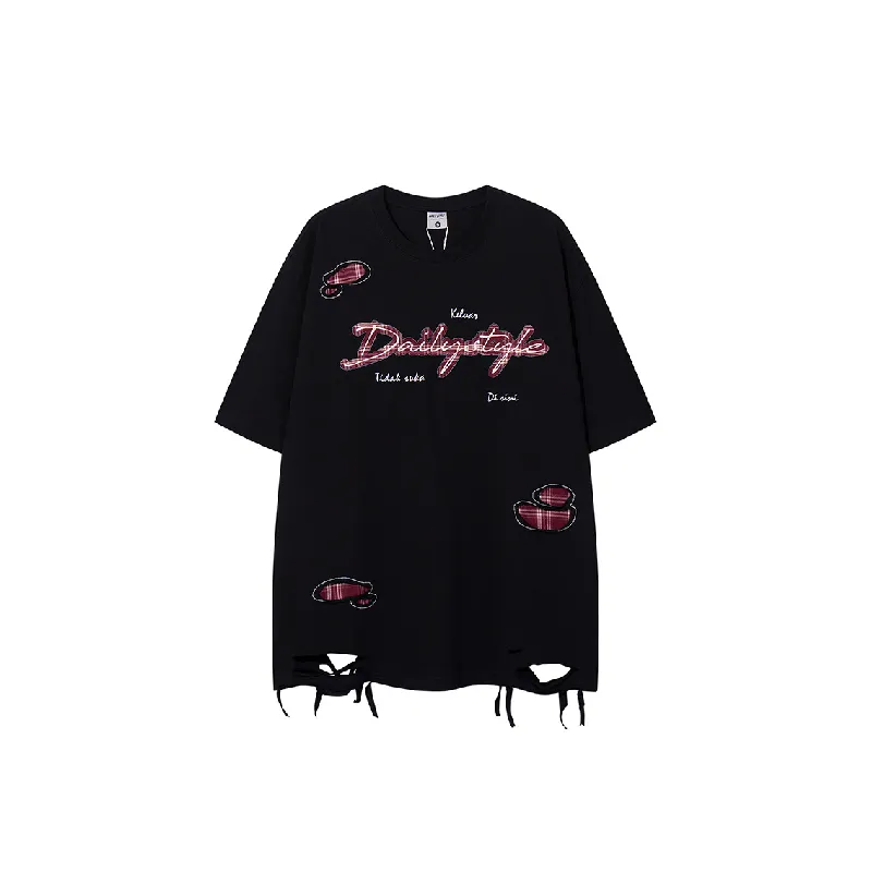 Retro Casual Cotton Blended Fabric T-Shirt Unisex-2