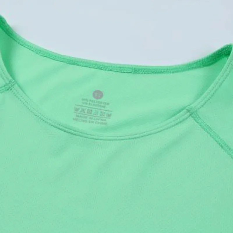 Sporty Long Sleeve Blended Synthetic Fabrics T Shirt-4