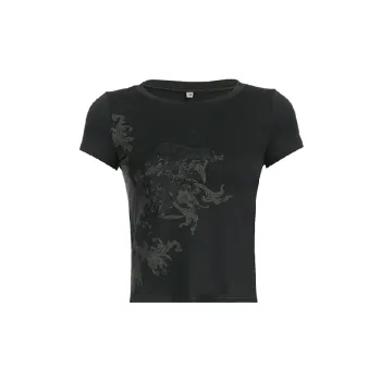 Casual Trendy Print T Shirt Women