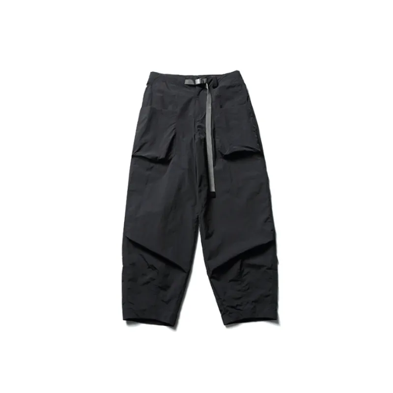 Retro inspired Functional Design Pleated Drawstring Paratrooper Pants