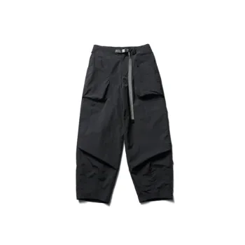 Retro inspired Functional Design Pleated Drawstring Paratrooper Pants