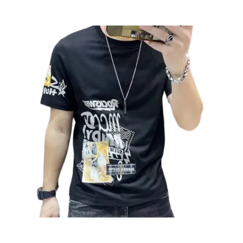 Trendy Loose Hip-hop Mid-sleeve T-shirt