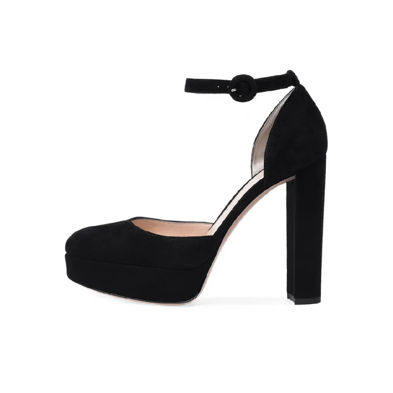 Fashionable Waterproof High Heels-1