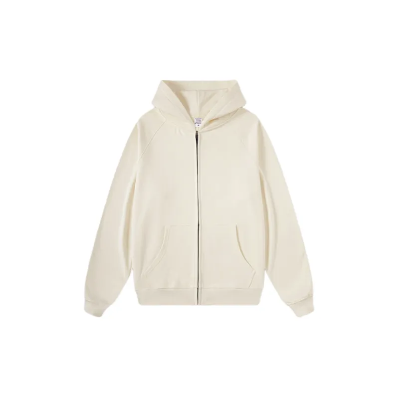 Loose Double Line Cardigan Heavy Sweatshirt-9