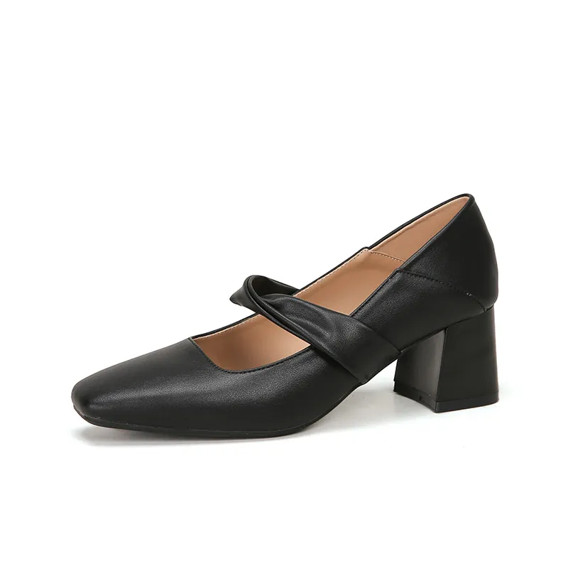 Funky Simple Mary Jane Shoes-5