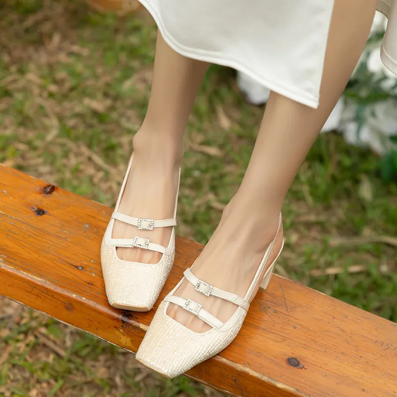 Retro Sequins Mary Jane Shoes-2