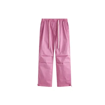 Retro Washed Cotton Casual Pants