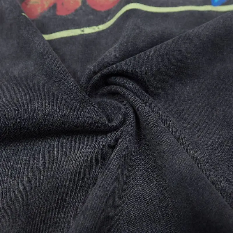 Retro Washed 100% Cotton T Shirt-2