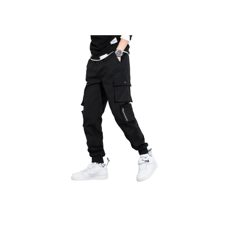 Multi pocket Large Size Casual Fleece Padded Warm Pants-1
