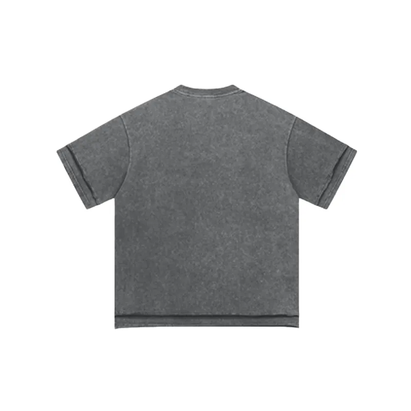 Fashion Loose 100% Cotton T Shirt-3