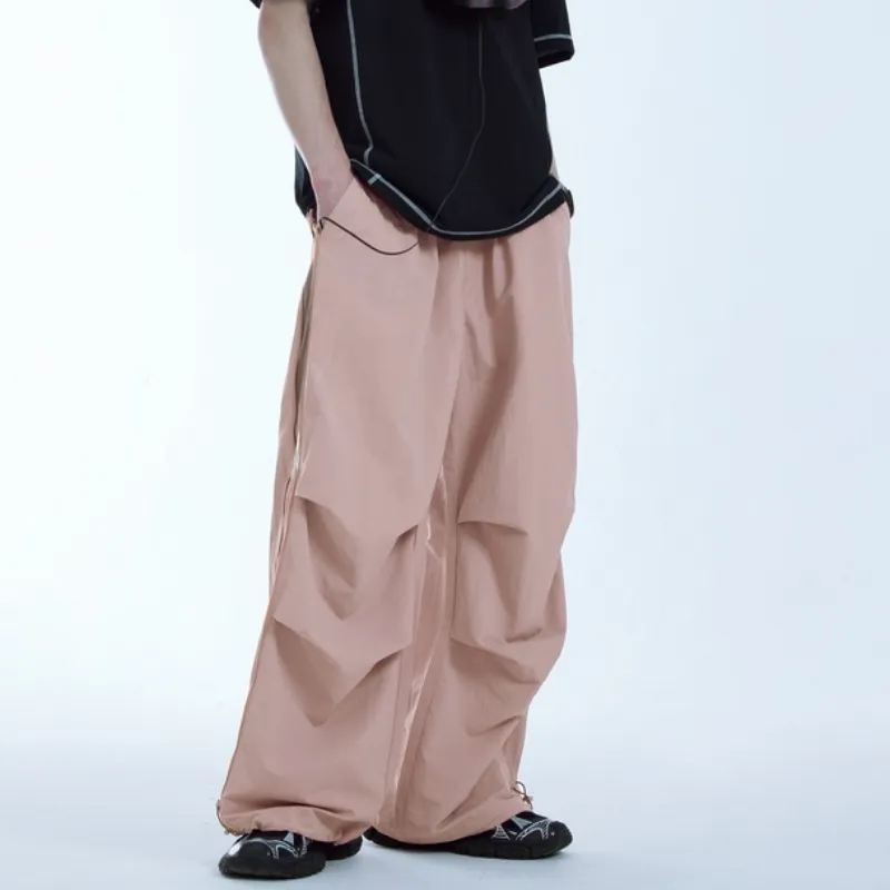 Fashion Zipper Nylon Casual Pants-8