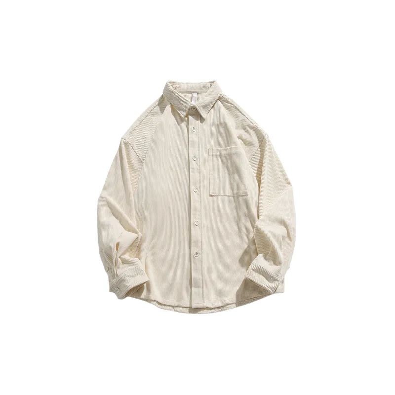 Casual Fashionable Silk Shirt Unisex-9
