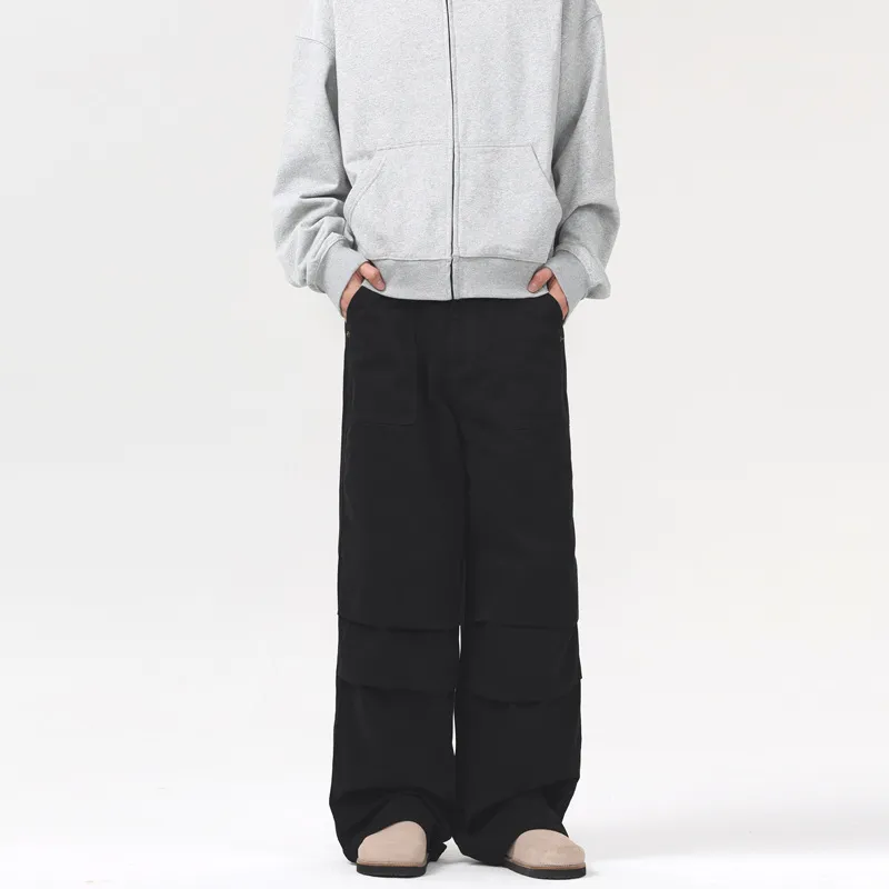 Trendy Casual Cotton Cargo Pants-7