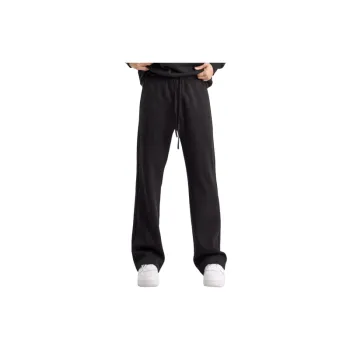 Breathable Loose Blended Synthetic Fabrics Casual Pants