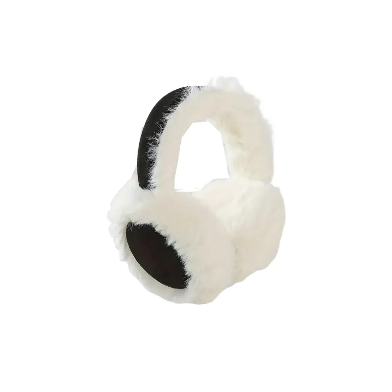 Plain Warm Earmuffs Women-5