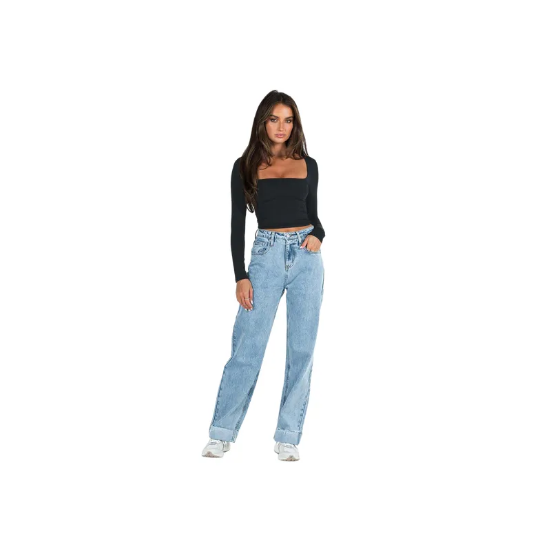 Simple Plain Milk Fiber T Shirt Women-0