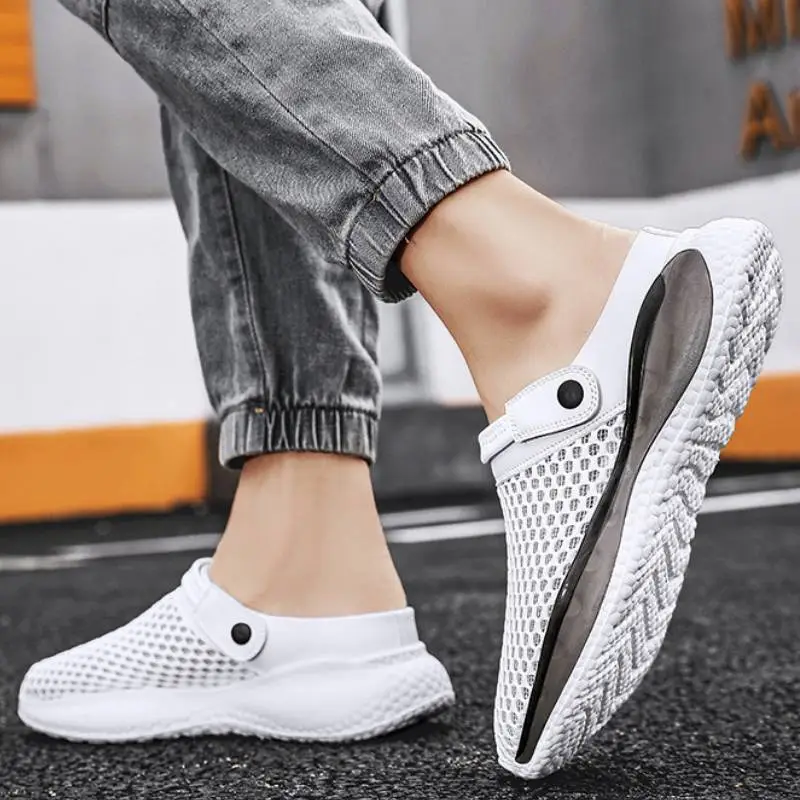 Sporty Hollow Out Slippers-9