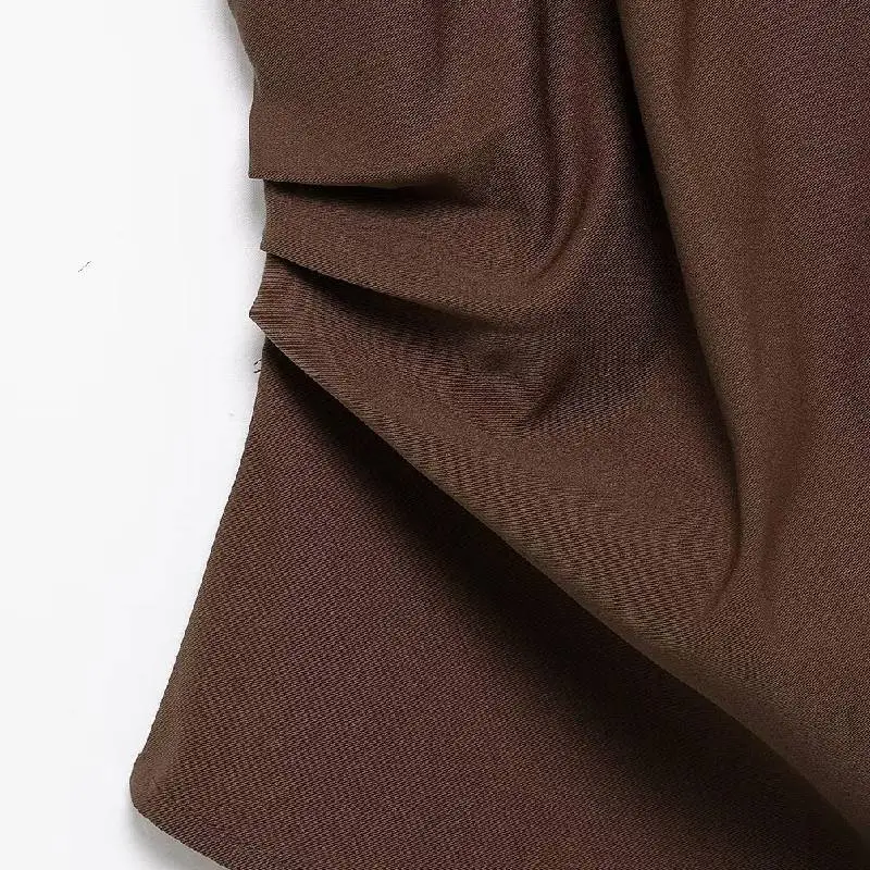 Fashionable Plain Polyester Vest Women-2