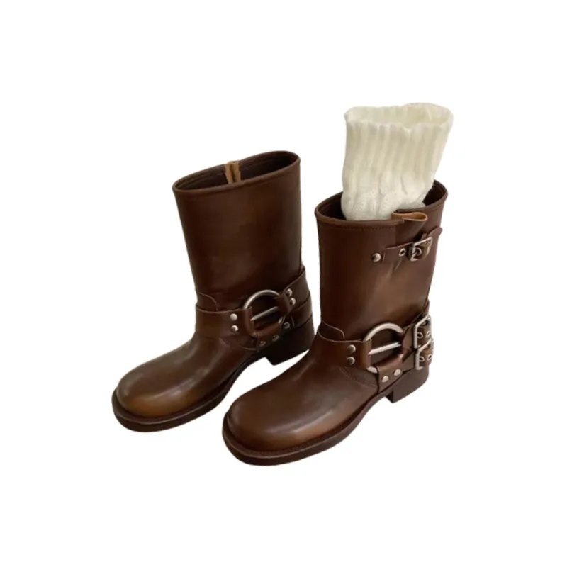 Retro Funky Ankle Boots-0