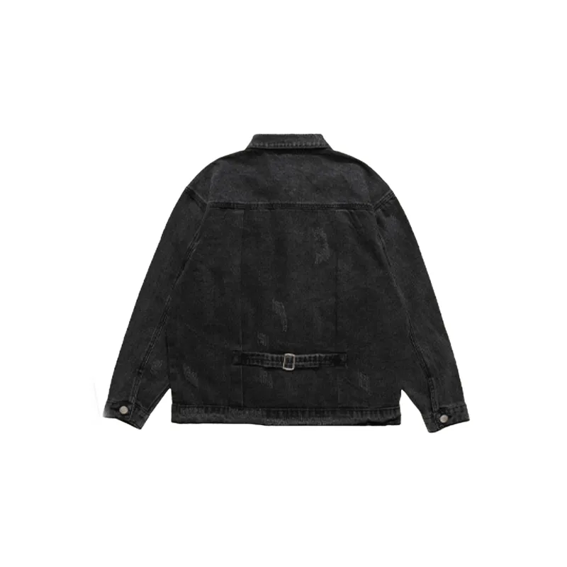 Nostalgic Retro Denim Jacket-5