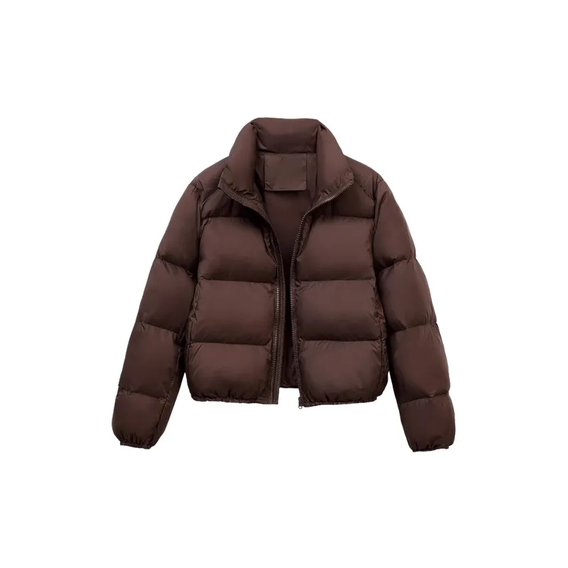 Plain Warming White Duck Down Jacket Women-0