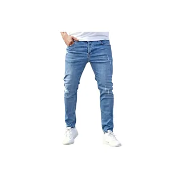 Sporty Washed Jeans