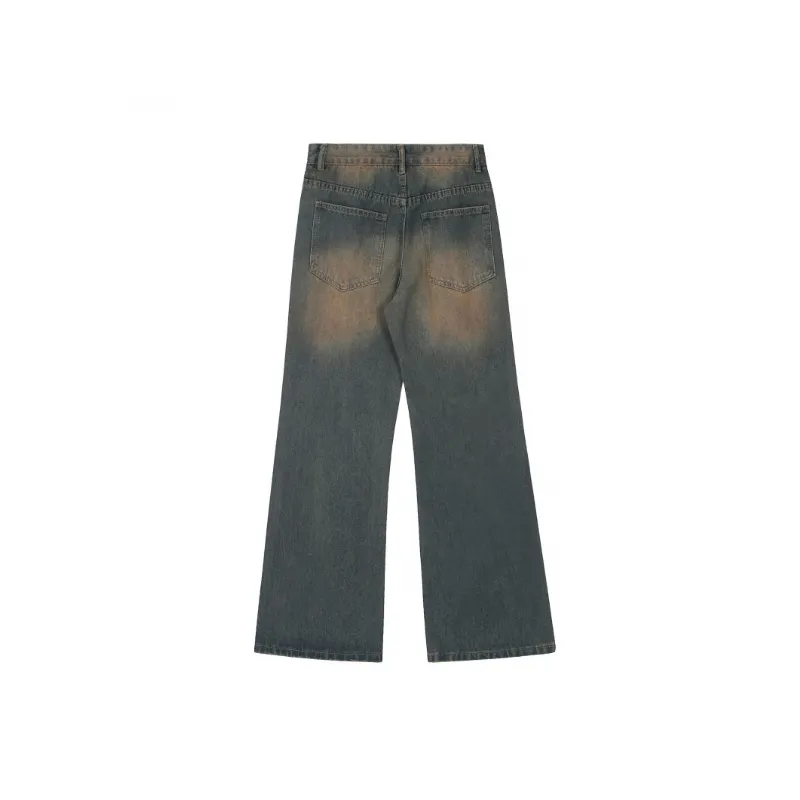Fashionable Straight Leg Jeans-1