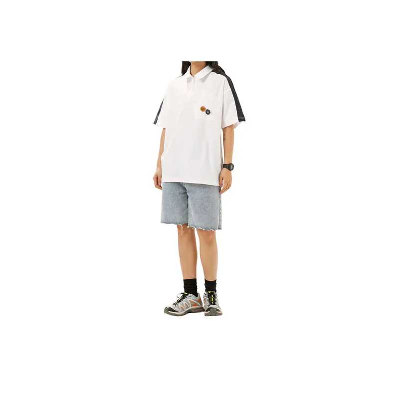 Loose Retro Polo Shirt-2