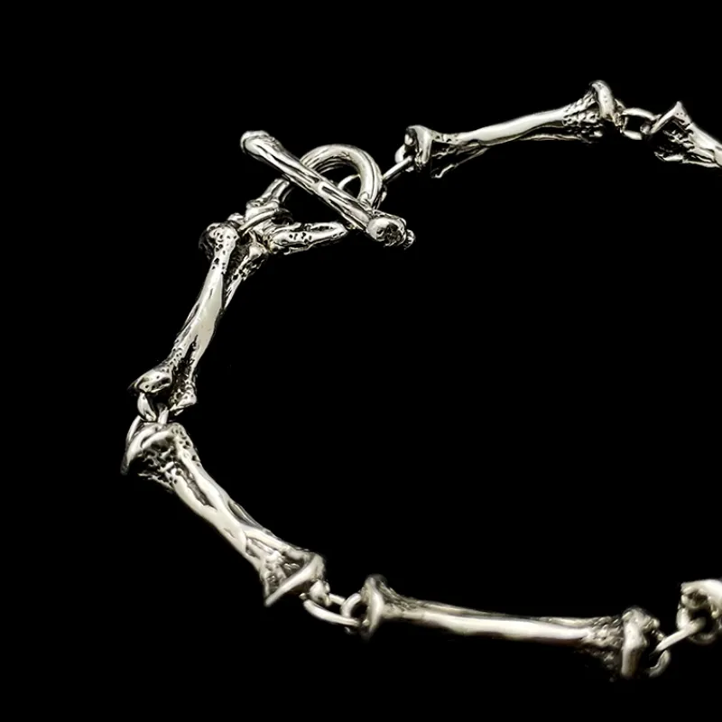 Dark Gothic 925 Sterling Silver Bracelet-4