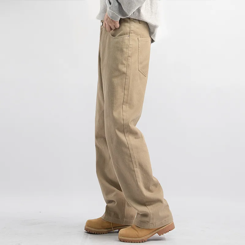 Casual Washed Cotton Blended Fabric Cargo Pants-2