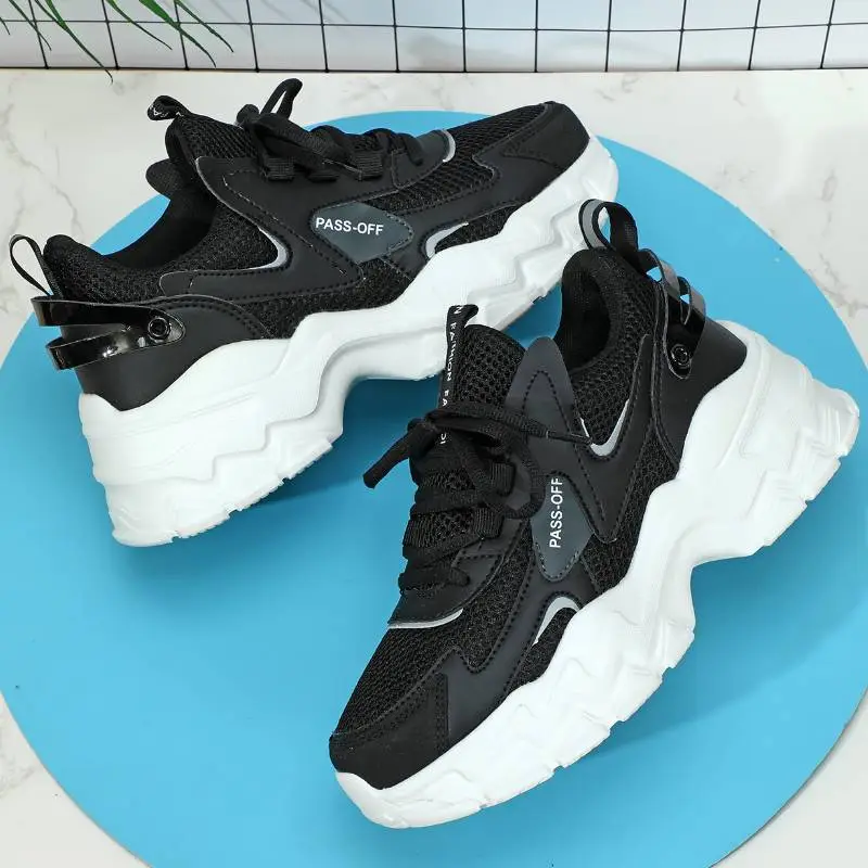 Breathable Casual Chunky Sneakers-4