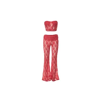 Fashionable Plain Polyester Matching Sets Women