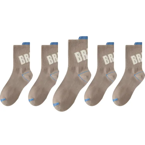 Cute Simple Mid-Calf Sock