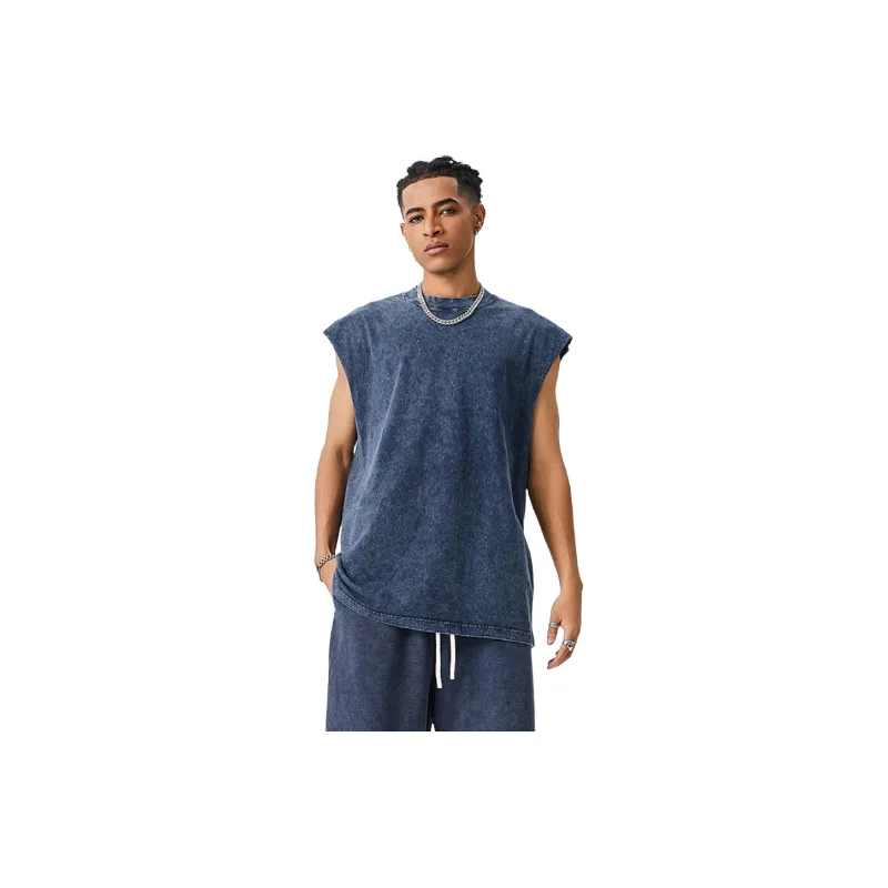 Street Fashionable Cotton Vest-1