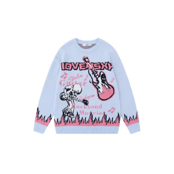 Funky Retro Loose Sweater