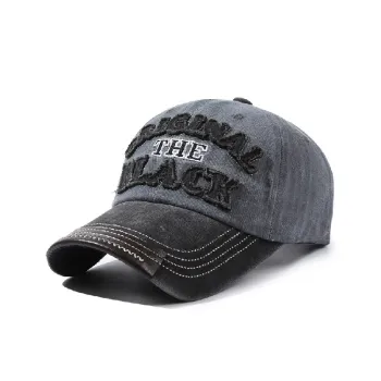 Trendy Washed Letter Cap